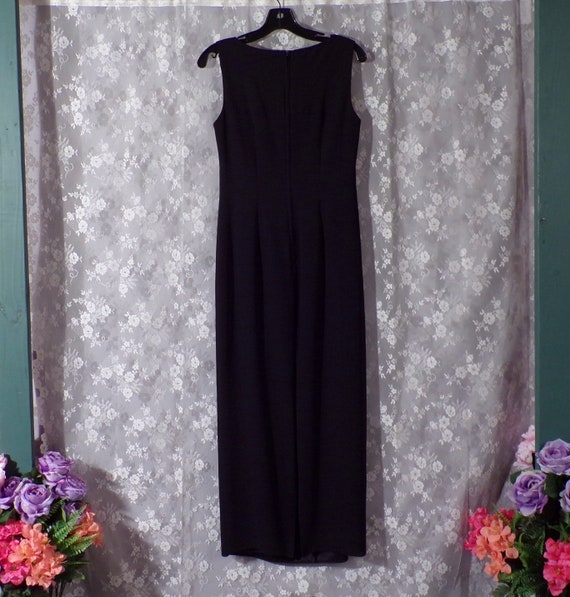 Vintage 1990s Y2K Black Prom Dress | 90s Evening … - image 6