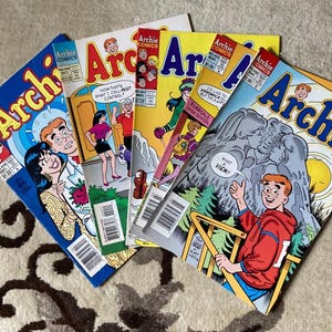 Vintage 90s Archie Comic Lot 1990s Set of 5 Archie Andrews Betty Cooper Veronica