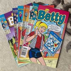 Vintage 90s Betty Comic Lot 1990s Archie Comics Betty Cooper Veronica Lodge