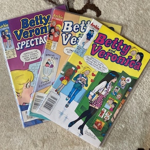 Vintage 90s Betty and Veronica Comic Lot 1990s Archie Comics Riverdale Retro