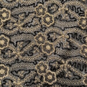 Adrianna Papell Occasions Blouse Vintage 90s Silk Beaded Art Nouveau Size Medium image 3
