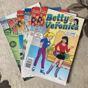 Vintage 90s Betty and Veronica Comic Lot 1990s Archie Comics Riverdale Retro