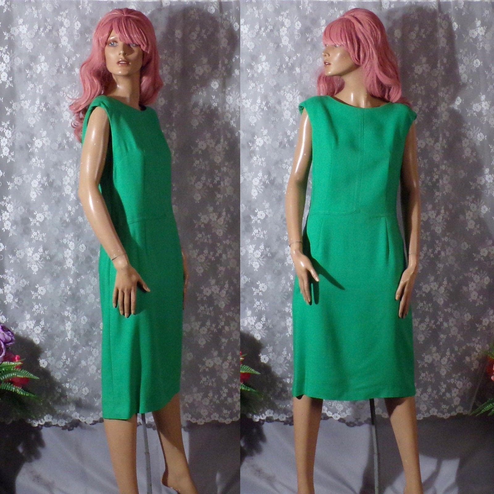green emerald velvet dress Green Joan Holloway wiggle dress – heartmycloset