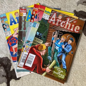 Vintage 90s Archie Comic Lot 1990s Set of 5 Archie Andrews Betty Cooper Veronica