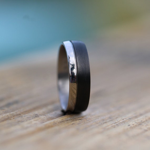 Carbon fiber cheap wedding ring