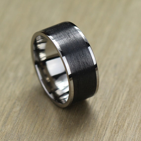 Titanium 2024 ring etsy
