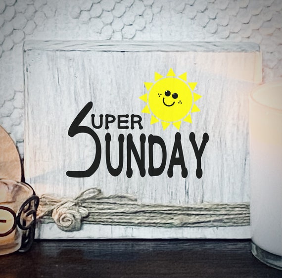 SUPER SUNDAY SVG - Etsy display picture 3
