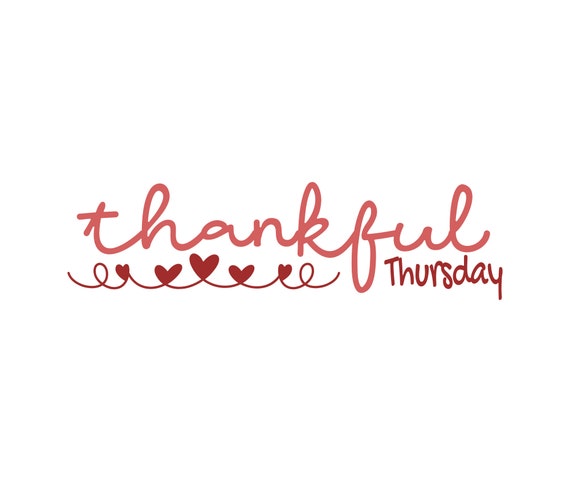 THANKFUL THURSDAY SVG - Etsy Israel