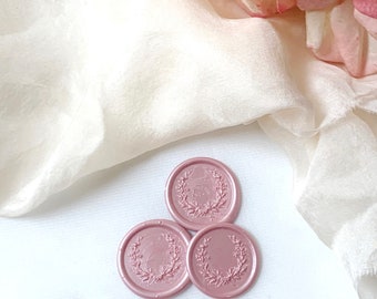 Self Sealing Custom Wax Seals , Peel and Stick Wax Seals, Custom Wax Seals with Adhesive Backing, Self Adhesive Wax Seal, Wax Seal Sticker