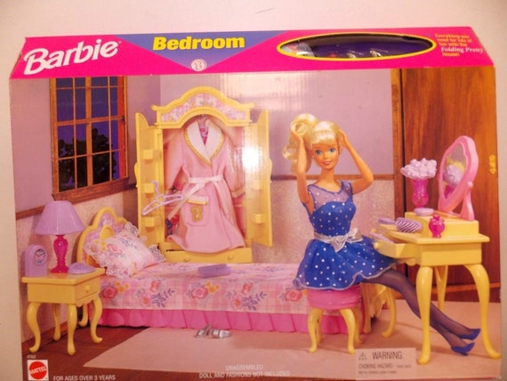 Vintage Barbie Falten hübsche Haus Schlafzimmer Spielset von | Etsy Vintage Barbie Falten hübsche Haus Schlafzimmer Spielset von | Etsy