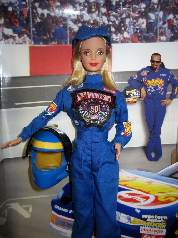 barbie nascar doll