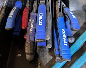 Pliers tool box organizer 3D printed holder for small pliers, dykes, and nippers