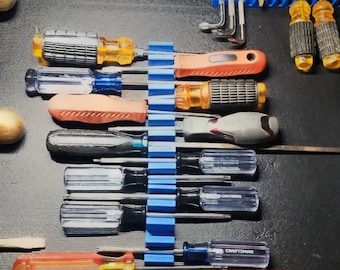 Magnetic Screwdriver Organizer – Small, Medium & Large Modular Tool Box Holder | 3D Printed Drawer Storage