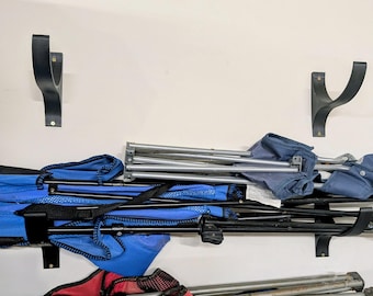 Wall Mount Camping Chair Holder – Garage Storage Organizer Rack