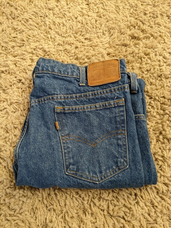 Vintage Levi's for Men Leather Tab 40x32 #112