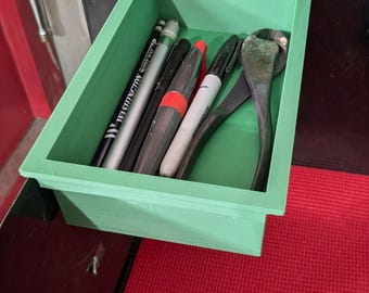Lip-Mount Tool Tray Fits on Toolbox Drawer Lip – 3D Printed Toolbox Organizer