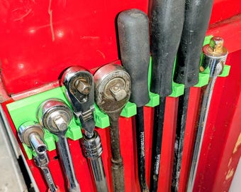 Magnetic Tool Holder – 8-Slot 3D Printed Organizer