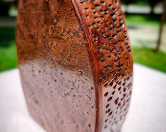 Reclaimed Barn Wood Bud Vase | Rustic Farmhouse Decor, One-of-a-Kind Functional Art