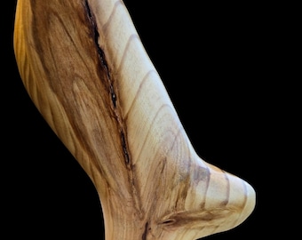Flower-Shaped Wood Knot – Handmade Natural Wood Art Sculpture