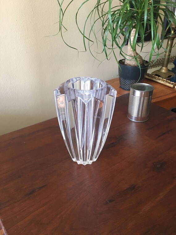 Orrefors フラワーベース クリスタルガラス 花瓶 北欧 スウェーデン スウェーデンのオレフォス社によるゾディアッククリスタルフラワー