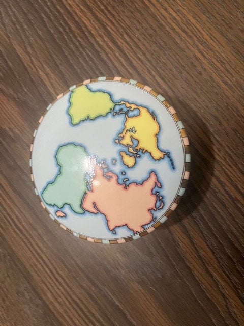 Tiffany and Co. Porcelain Globe Trinket Box - Etsy
