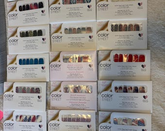 Color Street 100% Real Nail Polish Strips *4th of July, Memorial Day, Veteran’s Day *New *Free Shipping