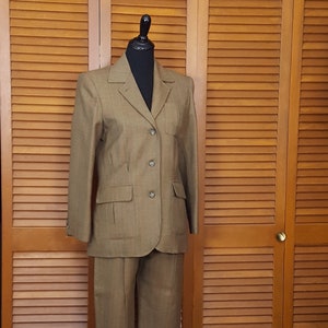 Vintage 1990s Irish Wool Women's Pantsuit by Ramsay of Dublin - Size 6