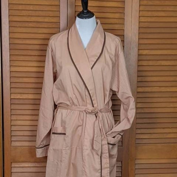 Vintage Van Heusen LoungeWear Poly/Cotton Blend Men's Robe - SizeXL