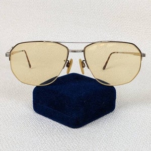 CLEARANCE!!! Vintage Tura 1970&#39;s Aviator Goldtone Half Rim Eyeglass Frames With TortoiseTemples - MOD 805 - Semi Rimless