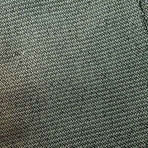 CLEARANCE!!! Vintage MCM Lurex Accent Upholstery Fabric - Deep Spruce Green with Gold Lurex Threads - 1-1/2 yards x 60&quot;