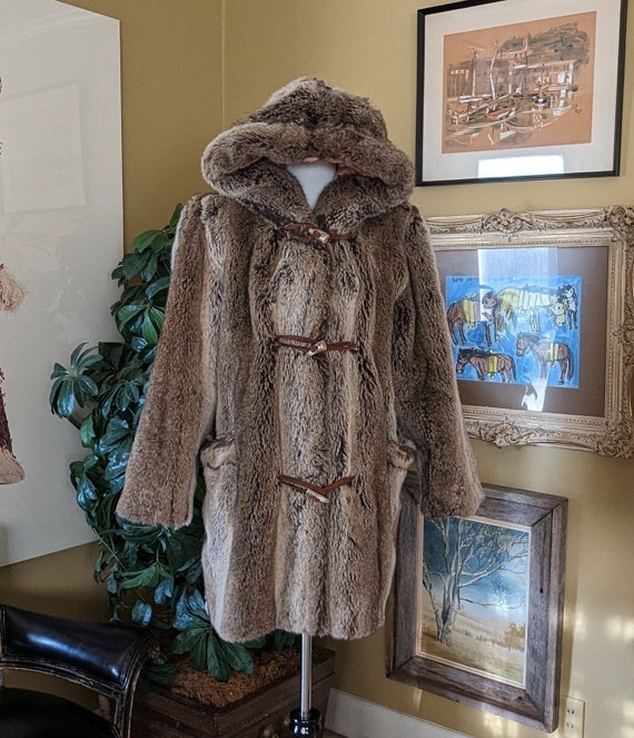 Her Lip To Faux Fur Hoodie Duffle Coat M 【公式通販】