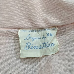 Vintage 1960's Binstron Pastel Pink Nylon Tricot Pajamas Size Small/med ...