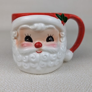 Vintage Napcoware Ceramic Santa Mug