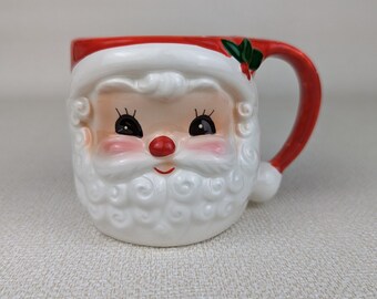 Vintage Napcoware Ceramic Santa Mug