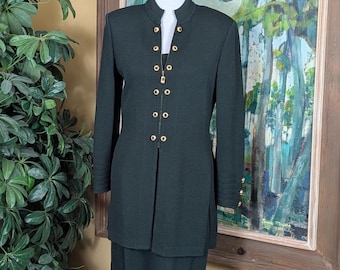 Vintage St. John Collection by Marie Gray Three-Piece Suit - Jacket, Skirt and Tank - Medium