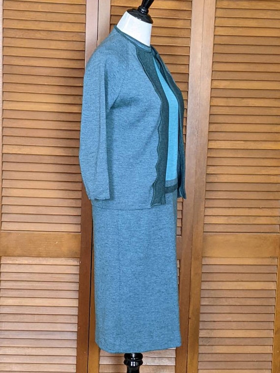 Vintage 1960's Secretary Suit - Scoops 3-Piece Wo… - image 2