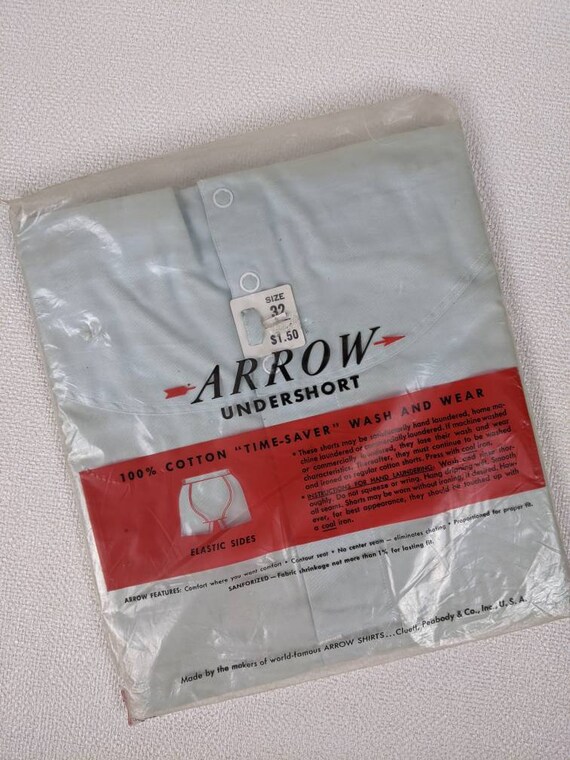 Vintage Mid-Century NOS Arrow Men's Snap Waist Und