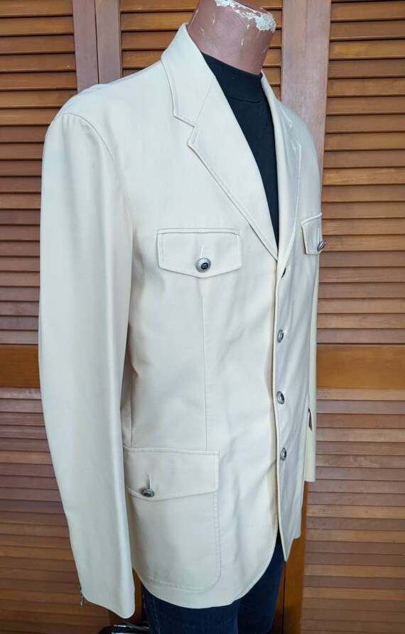 Vintage 1990's Versace Classic V2 Wheat Beige Spor