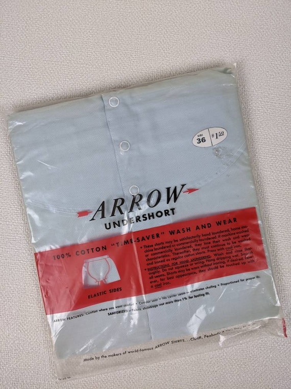 Vintage Mid-Century NOS Arrow Men's Snap Waist Und