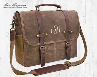 mens monogrammed briefcase