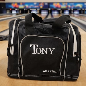 Monogrammed Bowling Bag, Personalized Bowling Bag, Bowling Ball Storage, Bowling Ball Tote, Bowling Tournament