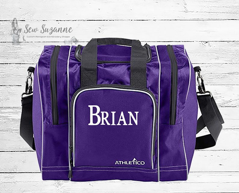 Monogrammed Bowling Bag Personalized Bowling Bag Bowling Etsy