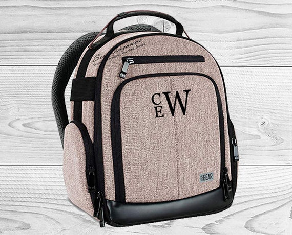 Monogrammed Camera Bag, Personalized Camera Backpack, Camera Storage Case, Compact Camera Storage Bag