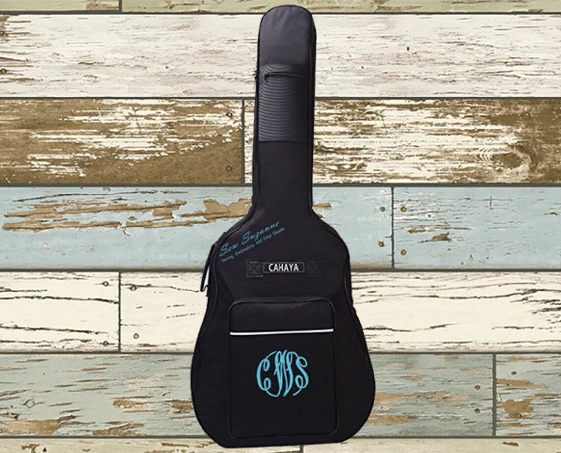 Personalized Acoustic Guitar Case Monogrammed Guitar Case Etsy