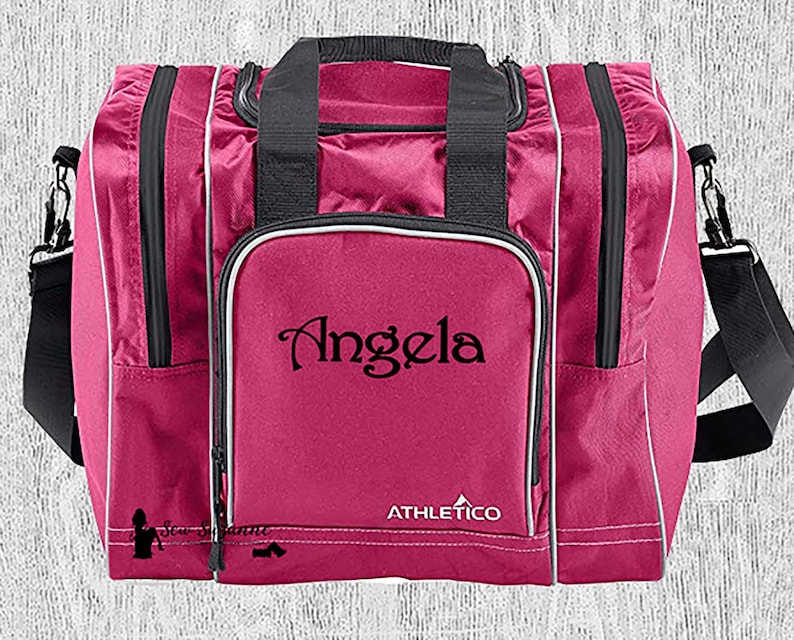 Monogrammed Bowling Bag Personalized Bowling Bag Bowling Etsy