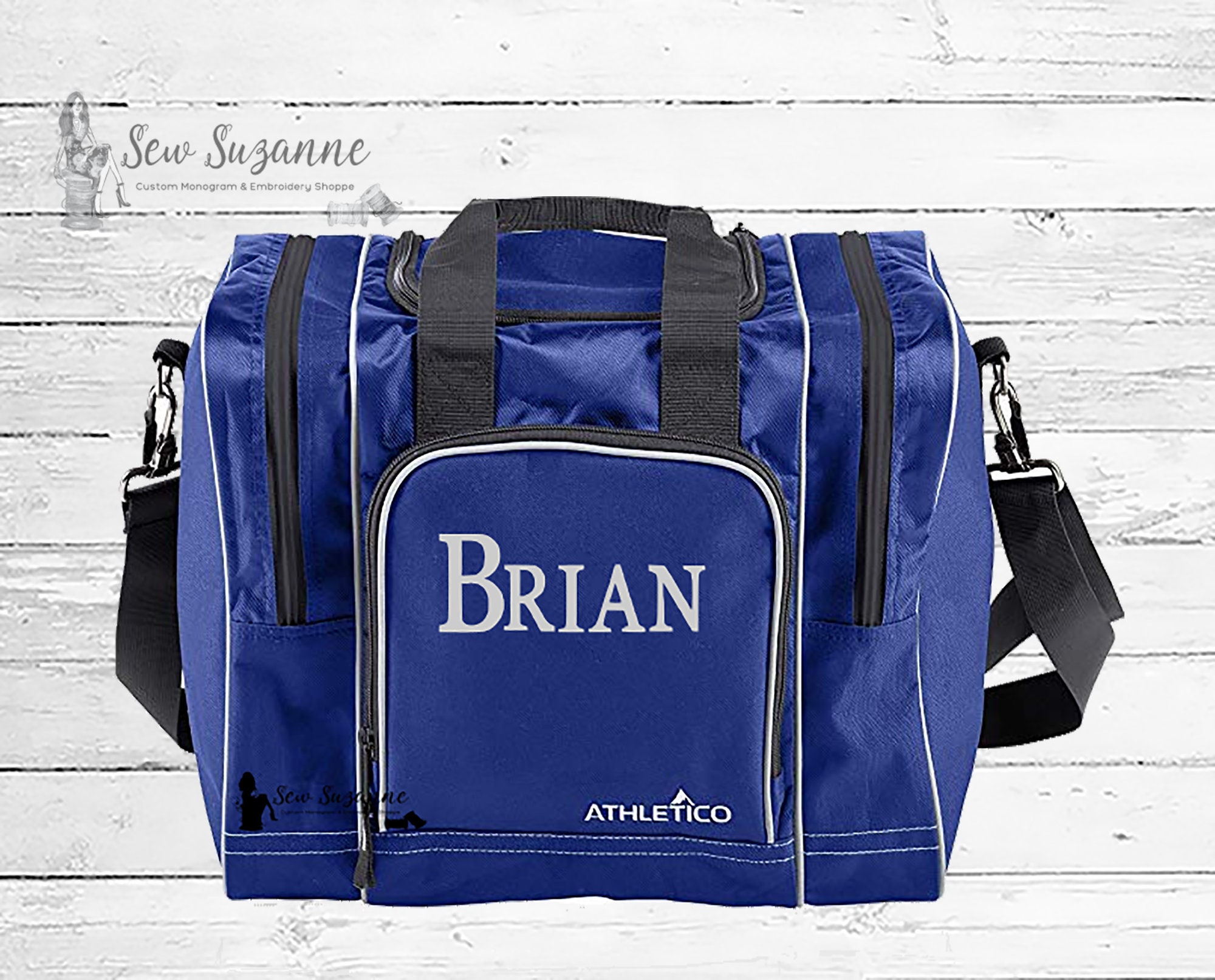 Monogrammed Bowling Bag Personalized Bowling Bag Bowling Etsy