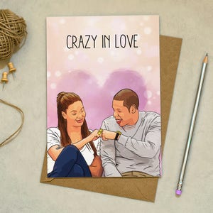 Beyonce zu meinem Jay-Z | Jay-Z zu meiner Beyonce | 99 Probleme | Crazy In Love - Grußkarte
