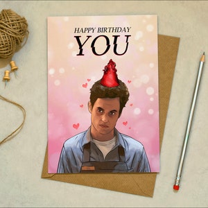 You TV Show Netflix - Joe Goldberg - Feliz Cumpleaños Tú - Tarjeta de Saludos