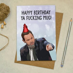Danny Dyer | Feliz Aniversário | Cartão de boas vindas