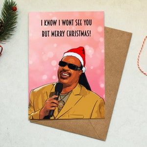 Stevie Wonder | Merry Christmas | Greetings Card